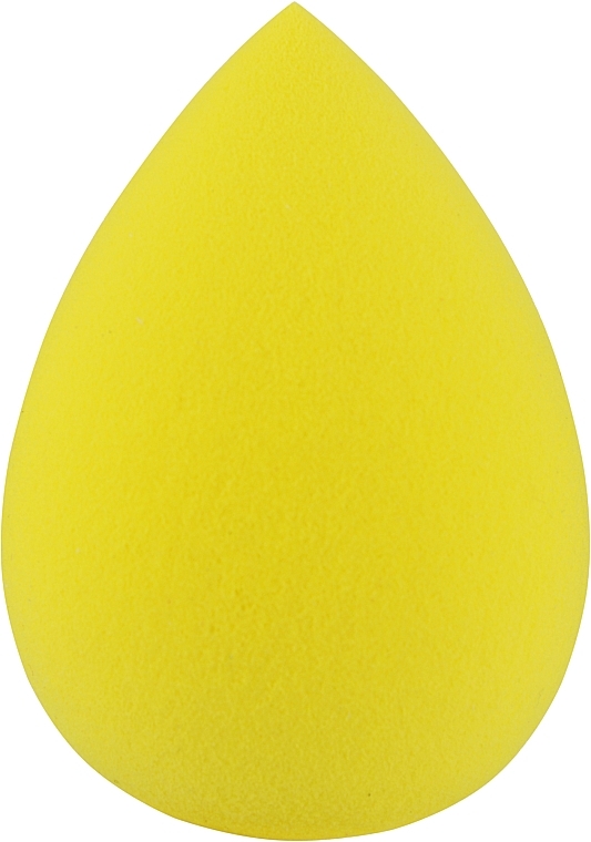 Спонж для макияжа "Киндер" каплевидный, PF-68, желтый - Puffic Fashion — фото N1