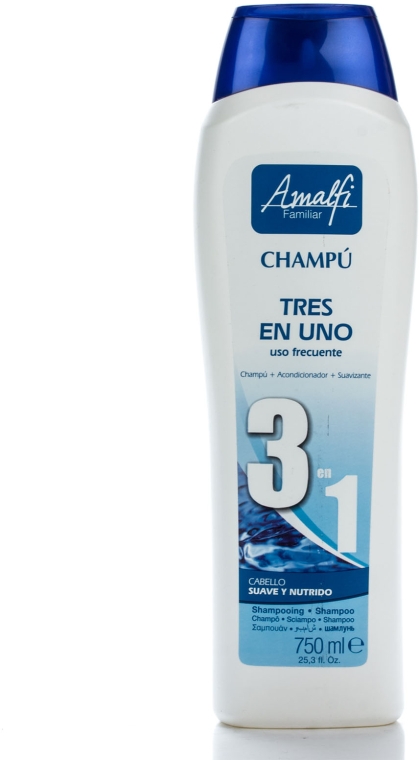 Шампунь для волос «3 в 1» - Amalfi 3 In 1 Shampoo — фото N1
