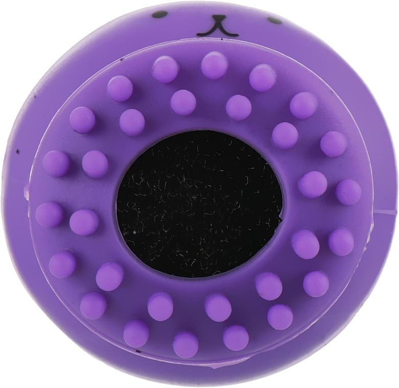Масажер-щіточка "Восьминіг" для обличчя, фіолетовий - Beauty LUXURY — фото N3