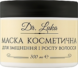 Парфумерія, косметика Маска для зміцнення та росту волосся - Dr.Luka Cosmetic Mask