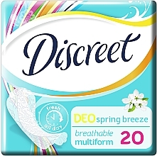 Щоденні гігієнічні прокладки Deo Spring Breeze, 20 шт - Discreet — фото N1