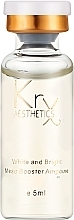 Гелевий бустер-концентрат з 13% L-глутатіоном та антиоксидантами - KRX Aesthetics White and Bright Meso Booster Ampoule — фото N2