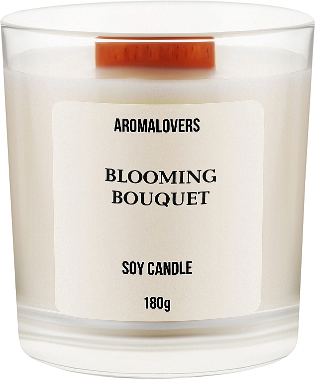 Ароматична свічка у склянці "Blooming Bouquet" - Aromalovers — фото N1