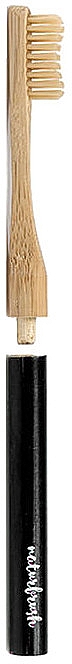 Ручка для бамбуковой зубной щетки, черная - NaturBrush Headless — фото N1