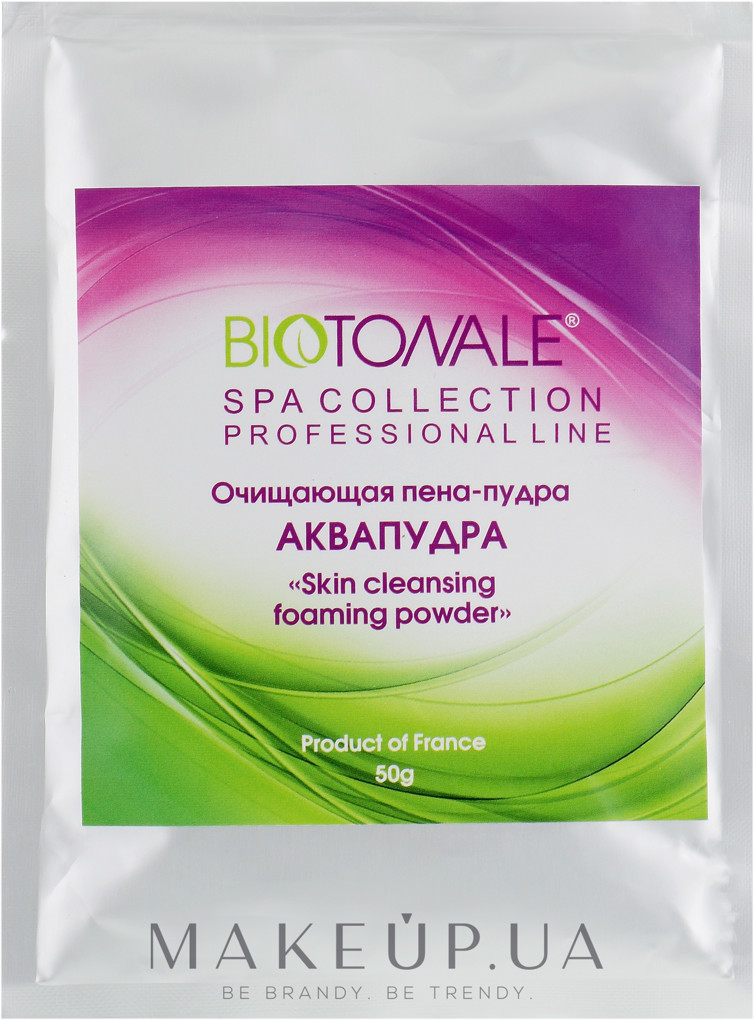 Очищувальна піна-пудра "Аквапудра" в пакеті - Biotonale Skin Cleansing Foaming Powder — фото 50g