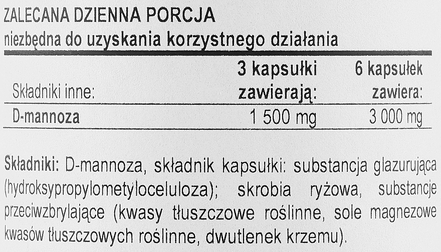 Натуральна добавка, 240 капсул - Now Foods D-Mannose — фото N3