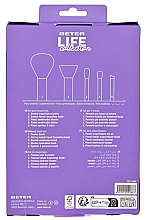 Набір пензлів для макіяжу, 5 шт. - Beter Life Collection Makeup Brush Set — фото N2