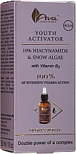Активатор молодості з ніацинамідом, сніжними водоростями й вітаміном В5 - Ava Laboratorium Youth Activator Niacinamide & Snow Algae With Vitamin B5 — фото N2