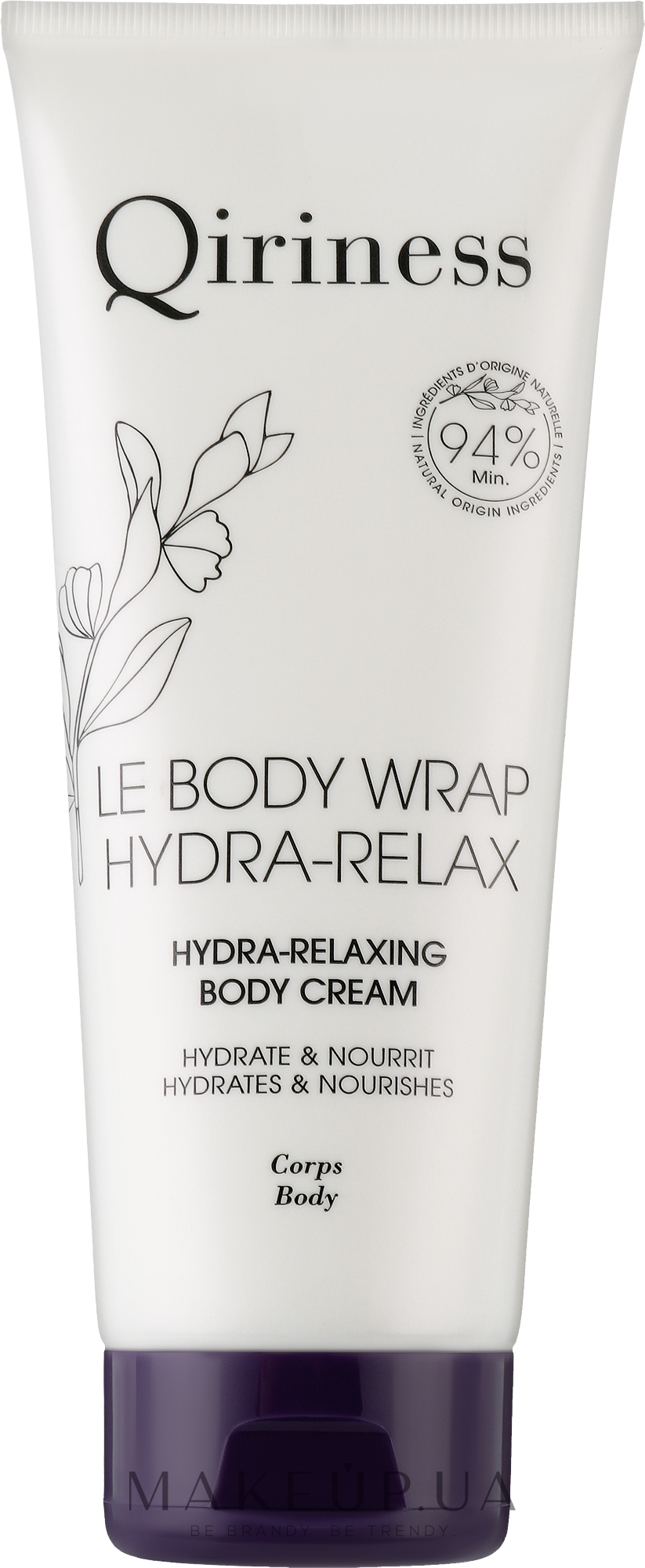 Інтенсивний зволожувальний і регенерувальний крем для тіла - Qiriness Hydra-Relax Body Cream — фото 200ml