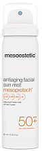 Парфумерія, косметика Сонцезахисний спрей для обличчя - Mesoestetic Mesoprotech Anti-Aging Facial Solar Mist SPF50