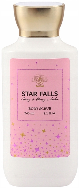 Набор в пакете - Aurora Star Falls Peony And Cherry (scrub/240ml + bubble/bath/240ml + b/mist/150ml) — фото N3