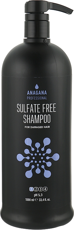 Бессульфатный шампунь для поврежденных волос - Anagana Professional Sulfate Free Shampoo — фото N6
