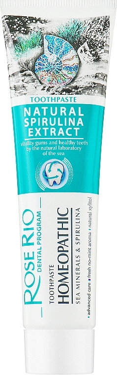 Зубная паста - Sts Cosmetics Rose Rio Natural Sea Minerals & Spirulina Toothpaste — фото N1