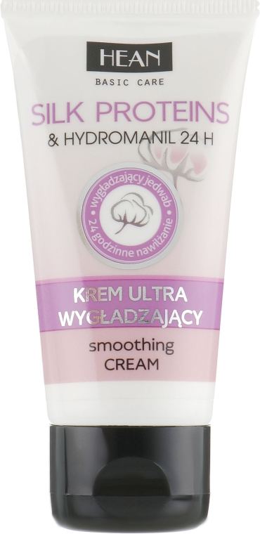 Разглаживающий крем для лица - Hean Basic Care Smoothing Cream 24h Silk Proteins