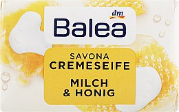 Туалетне крем-мило "Молоко & Мед" - Balea Creme Seife Milch & Honig — фото N2