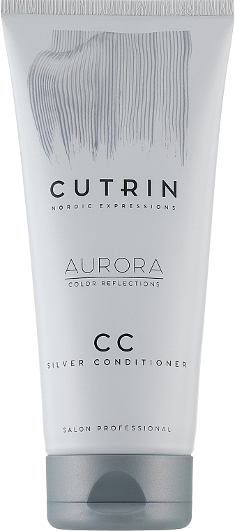 Тонирующий кондиционер "Серебряный иней" - Cutrin Aurora Color Care CC Silver Conditioner