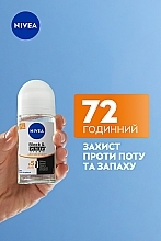 Aнтиперспірант "Чорне та Біле невидимий", кульковий - NIVEA Black & White Invisible Ultimate Impact Anti-Transpirant — фото N5