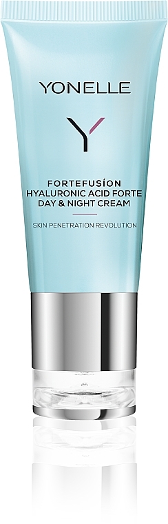 ПОДАРУНОК! Крем з гіалуроновою кислотою - Yonelle Fortefusion Hyaluronic Acid Forte Day & Night Cream — фото N1