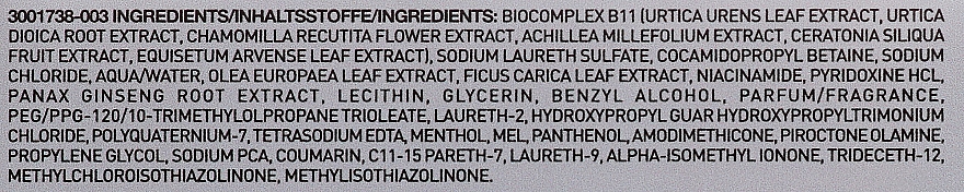 Шампунь рослинний проти випадіння для нормального і сухого волосся - Biota Bioxsine Shampoo — фото N6