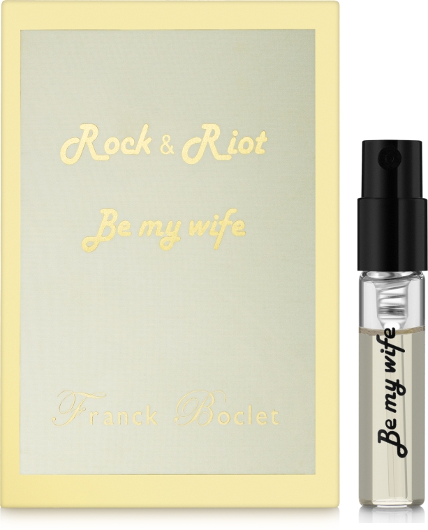 Franck Boclet Be My Wife Extrait De Parfum - Духи (пробник) — фото N1