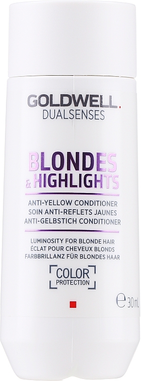 Кондиционер против желтизны для осветленных волос - Goldwell Dualsenses Blondes&Highlights Anti-Yellow Conditioner