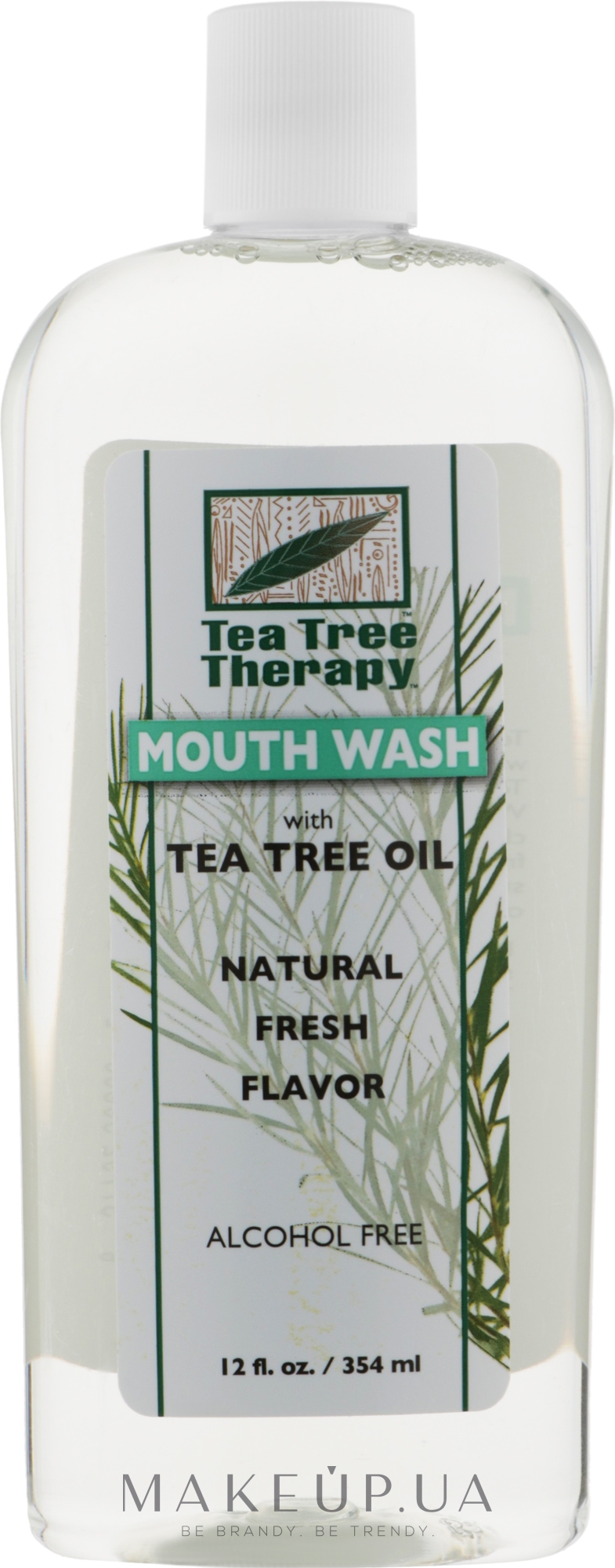 Рідина для полоскання рота з олією чайного дерева - Tea Tree Therapy Mouthwash With Tea Tree Oil — фото 354ml