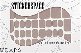 Духи, Парфюмерия, косметика Дизайнерские наклейки для ногтей "Beige" - StickersSpace 