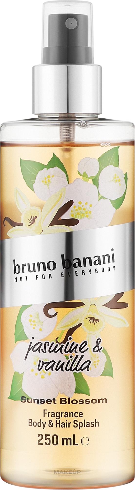 Bruno Banani Sunset Blossom Jasmine & Vanilla Body & Hair Splash - Спрей для тела — фото 250ml