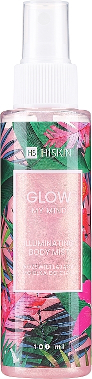 Міст для тіла - HiSkin Glow My Mind Illuminating Body Mist Pink — фото N1