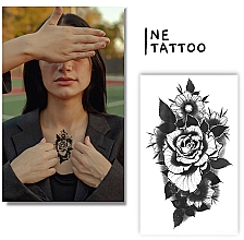 Временные тату "Насыщенная роза" - Ne Tattoo — фото N1