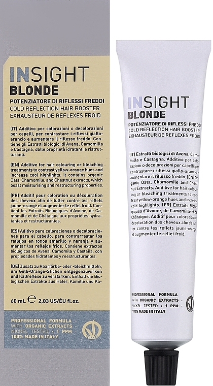 Бустер для волосся "Холодне віддзеркалення" - Insight Blonde Cold Reflection Hair Booster — фото N2