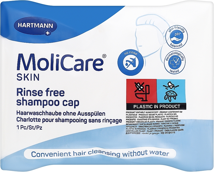 Шапочка для мытья головы без воды - MoliCare Skin — фото N1