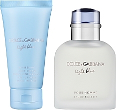 Духи, Парфюмерия, косметика Dolce&Gabbana Light Blue Pour Homme - Набор (edt/75 ml + sh gel/50ml)