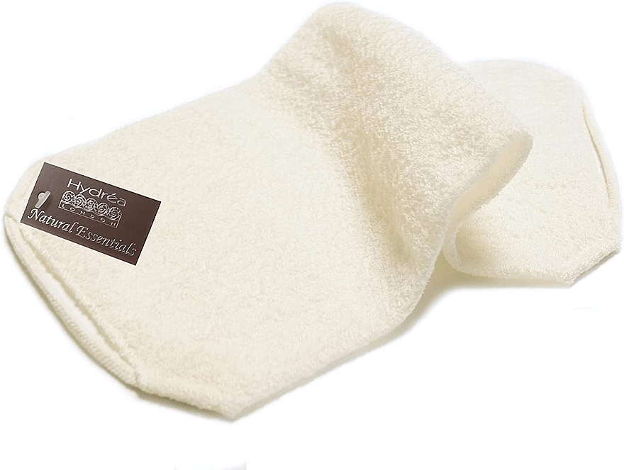 Эластичная мочалка с хлопком - Hydrea London Luxury Exfoliating Stretch Washcloth Cotton — фото N1