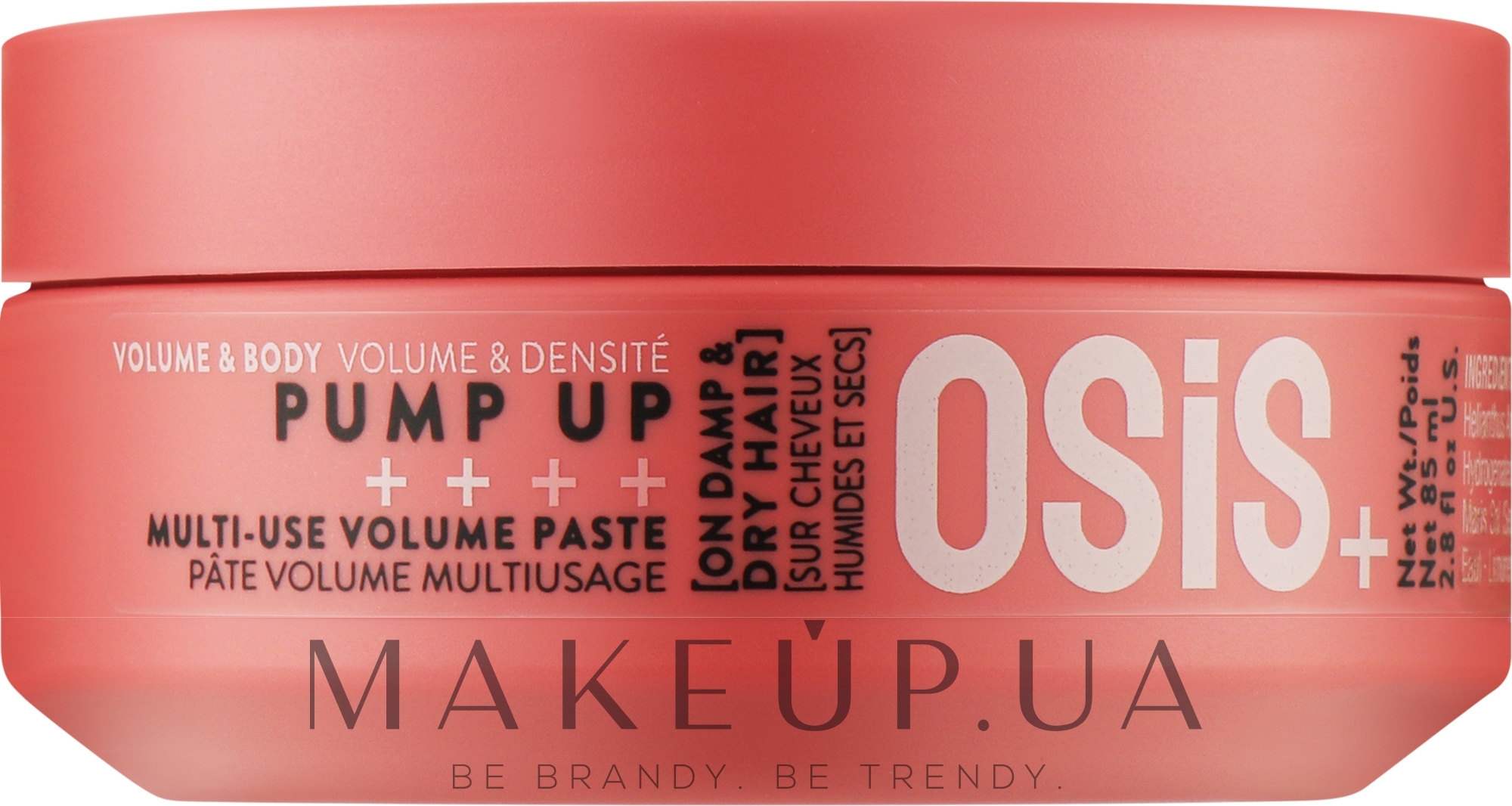 Многофункциональная паста для придания объема волосам - Schwarzkopf Professional Osis+ Pump Up Multi-Use Volume Paste — фото 85ml