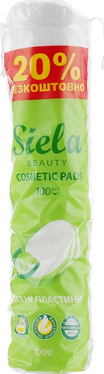 Ватные диски 100шт - Siela Beauty Cosmetic Pads