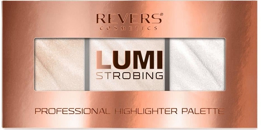 Палетка хайлайтеров - Revers Lumi Strobing Professional Highlighter Palette — фото N2