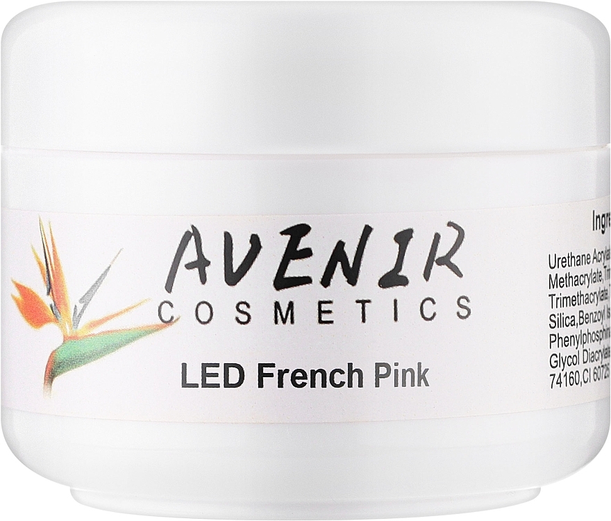 Однофазный гель для наращивания - Avenir Cosmetics LED French Pink — фото N2