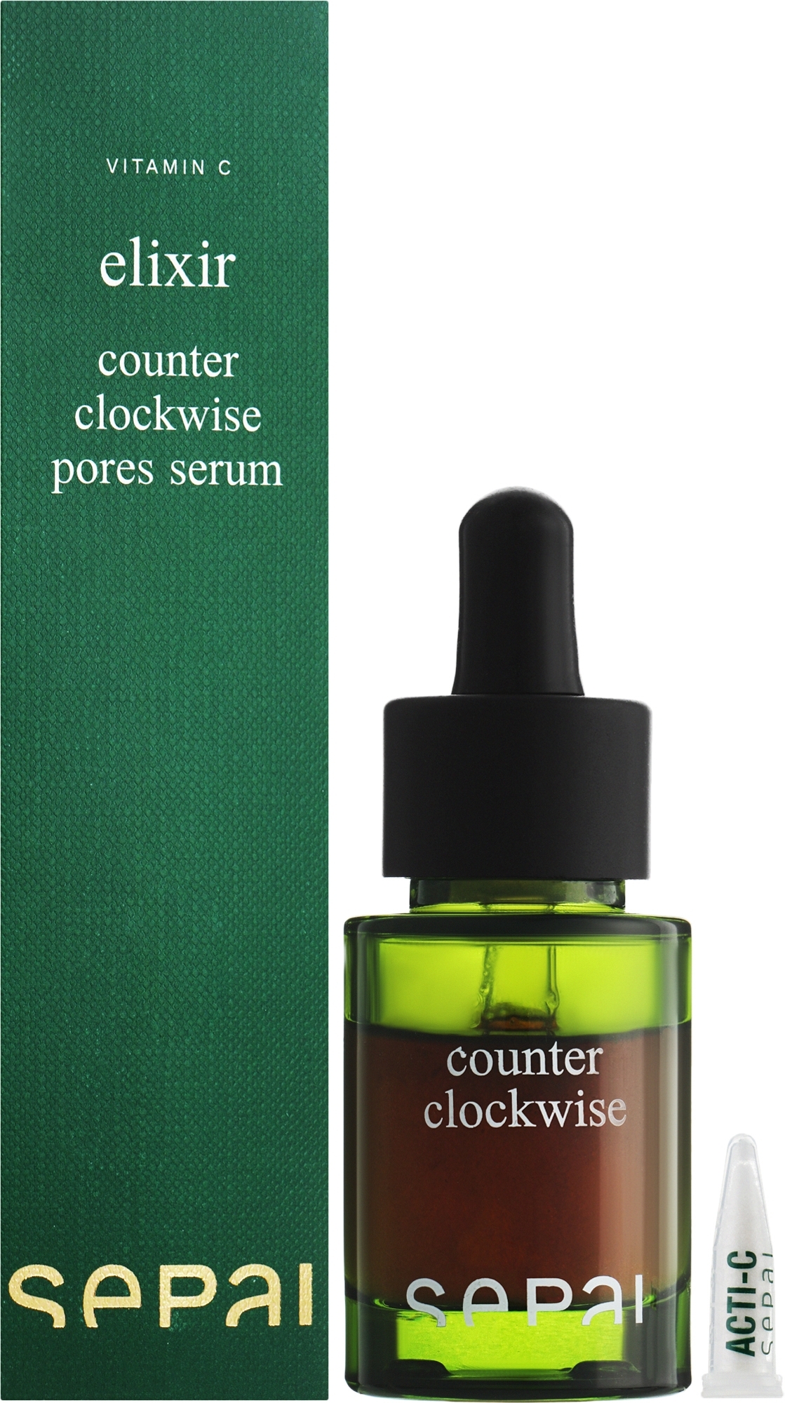 УЦІНКА Сироватка для шкіри шиї та зони декольте - Sepai Elixir Counter Clockwise  * — фото 50ml