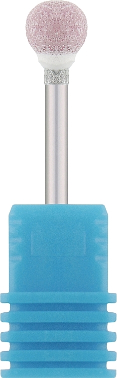 Фреза корундова "Кулька", діаметр 7.0 мм, 45-14, рожева - Nail Drill — фото N1