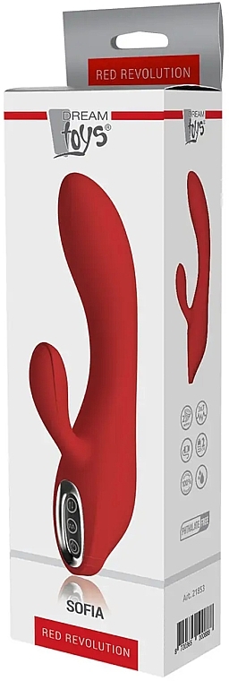Двойной вибратор, красный - Dream Toys Red Revolution Sofia  — фото N3