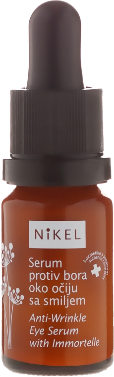 Сироватка для очей проти зморшок з екстрактом квітів безсмертника - Nikel Anti-Wrinkle Eye Serum — фото N2
