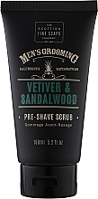 Скраб перед бритьем - Scottish Fine Soaps Vetiver & Sandalwood Pre-shave Scrub — фото N1