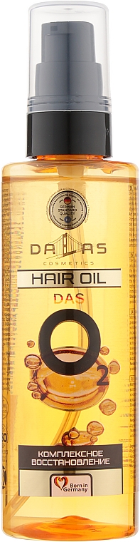 Масло для волос - Dalas Cosmetics Hair Oil Das O2