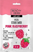 ПОДАРОК! Маска-скраб для лица "Pink Raspberry" - Beauty Derm Facial Scrub & Mask — фото N1