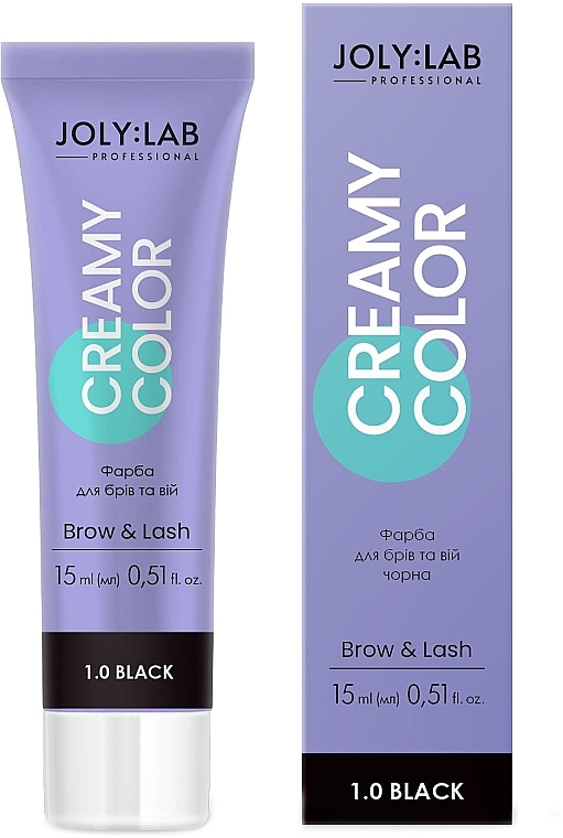 Фарба для брів та вій - Joly:Lab Creamy Color Brow & Lash — фото N2