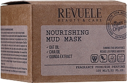 Живильна маска для обличчя - Revuele Vegan & Organic Nourishing Mud Mask — фото N1