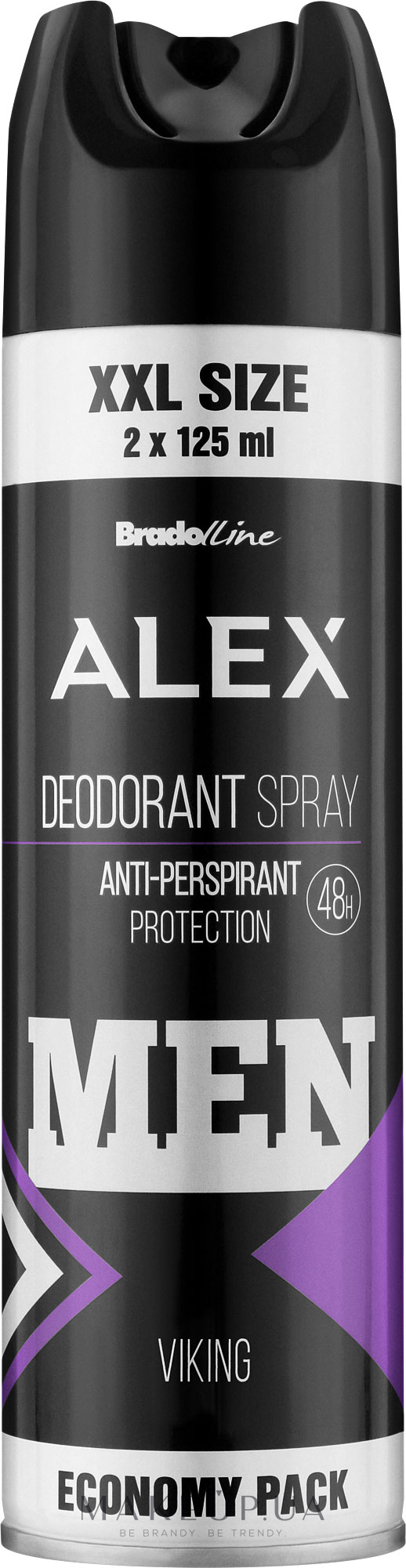 Дезодорант-спрей для мужчин - Bradoline Alex Viking Deodorant — фото 250ml