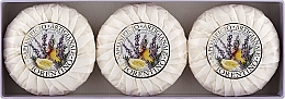 Набір натурального мила "Лаванда і кедр" - Saponificio Artigianale Fiorentino Capri Lavender & Cedar — фото N2