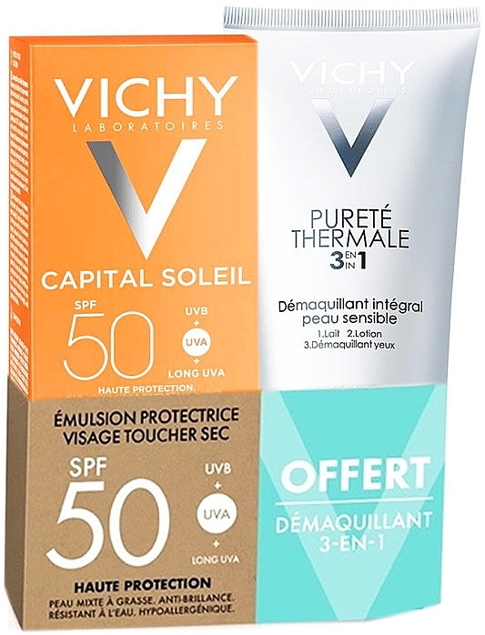 Набор - Vichy (f/emulsion/50ml + f/cleanser/50ml) — фото N1